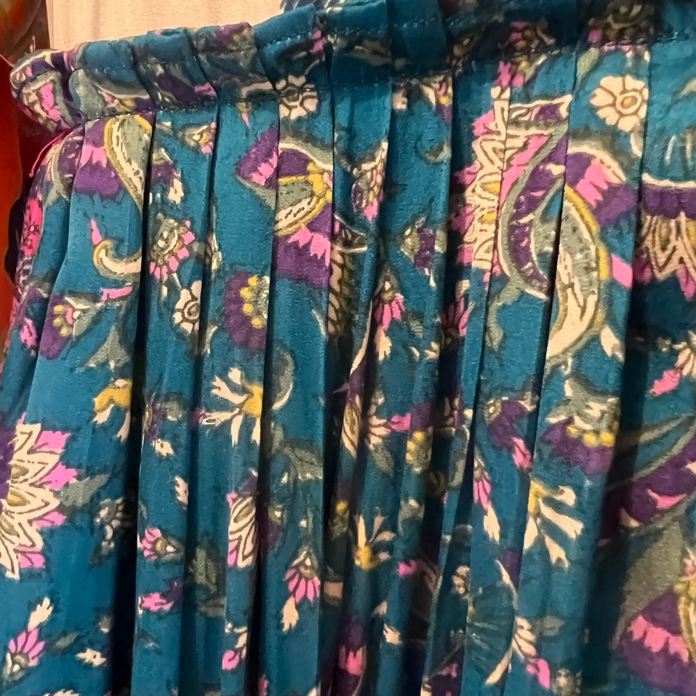 Free People - Floral Maxi pleated Dress. So cute!
